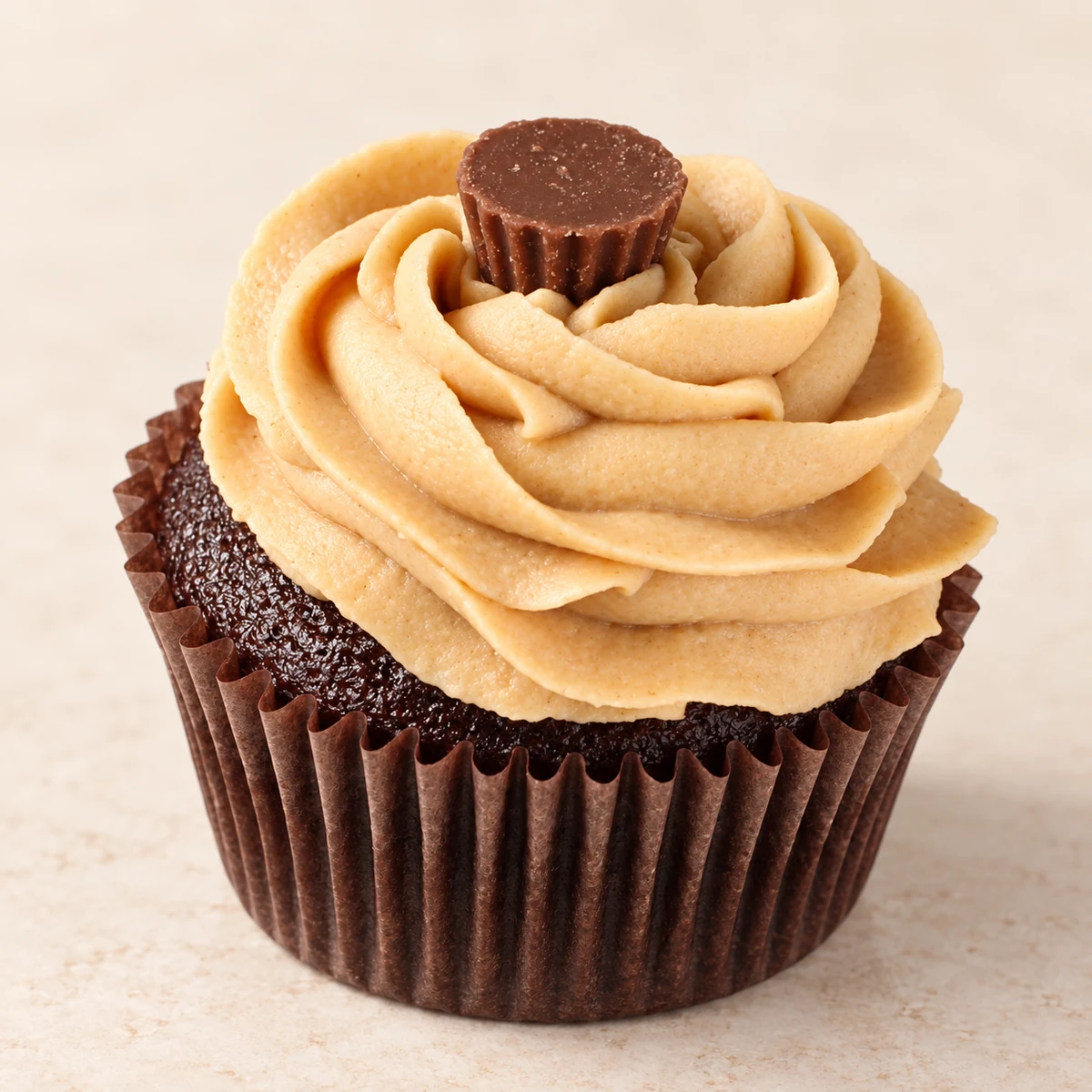 Peanut Butter Chocolate cupcake