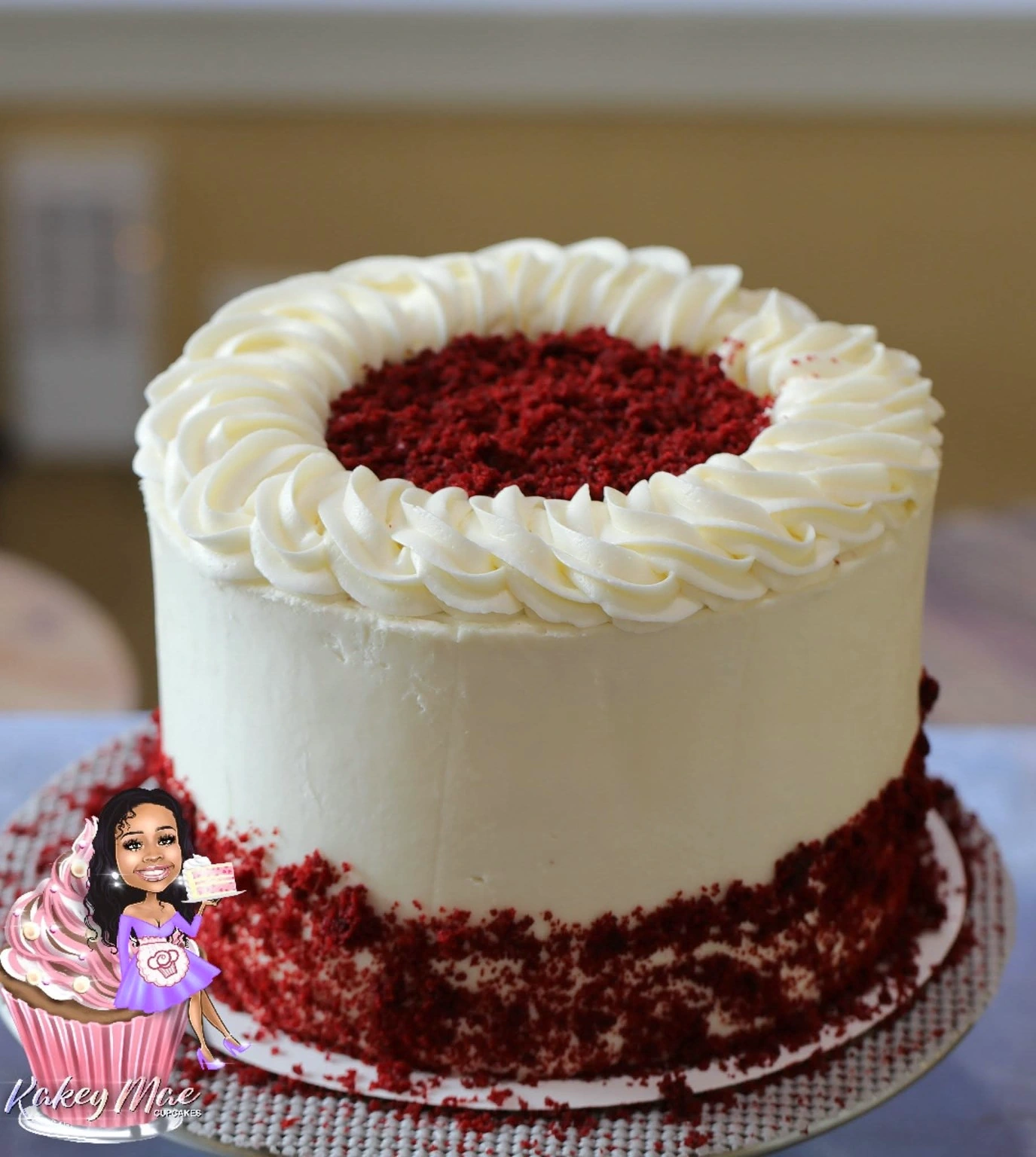 Red velvet celebration cake by Kakey Mae