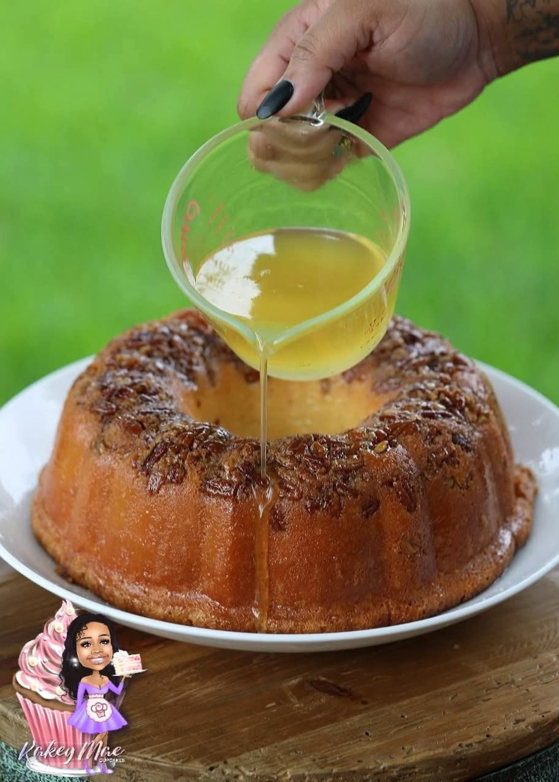 A Bundt finishing touch by Kakey Mae
