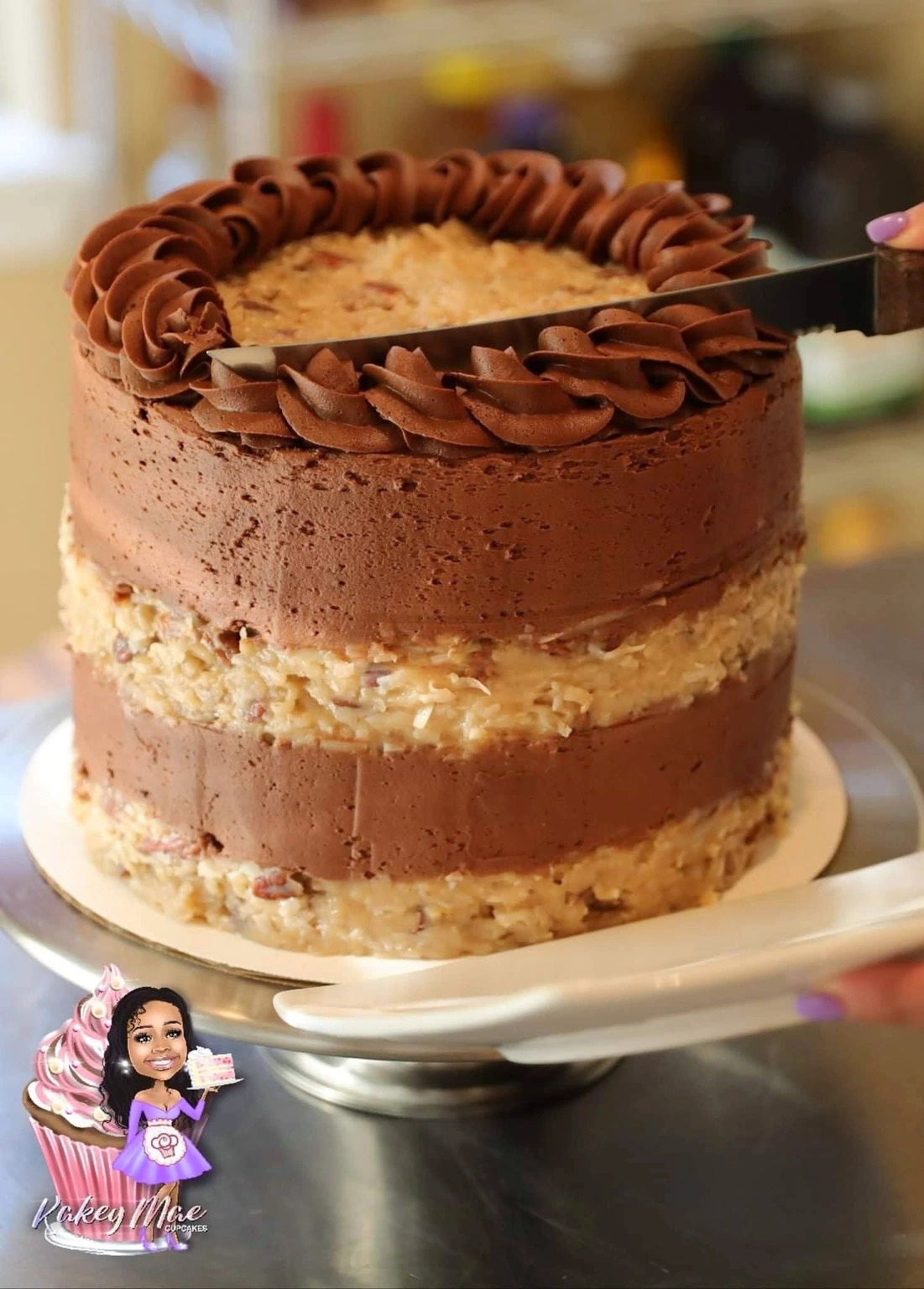 Chocolate & golden crumbs by Kakey Mae