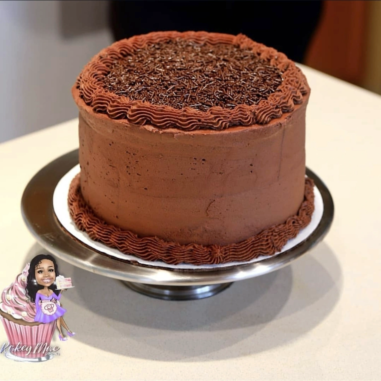 Chocolate sprinkle cake by Kakey Mae