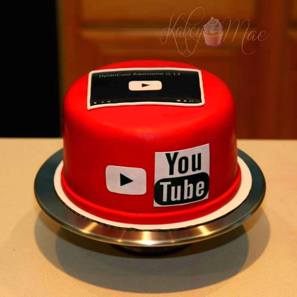 Video creator celebration cake by Kakey Mae